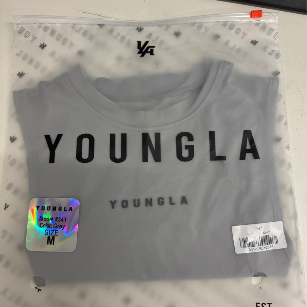 Medium YoungLA Blits Grey Tank